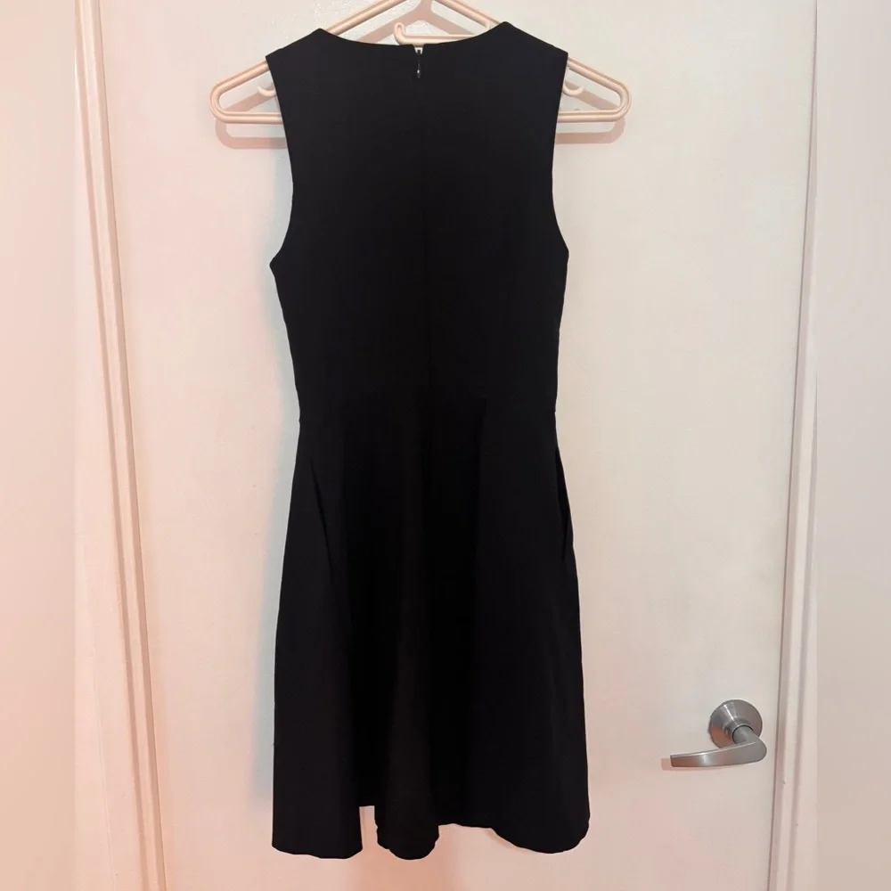 NWOT GUESS Black Dress with Blue Embellishments - Picture 6 of 9